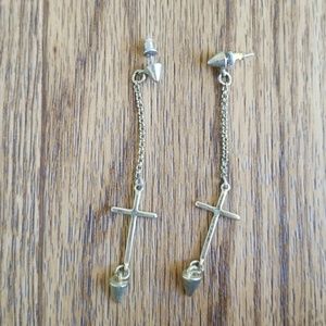 Cross earrings